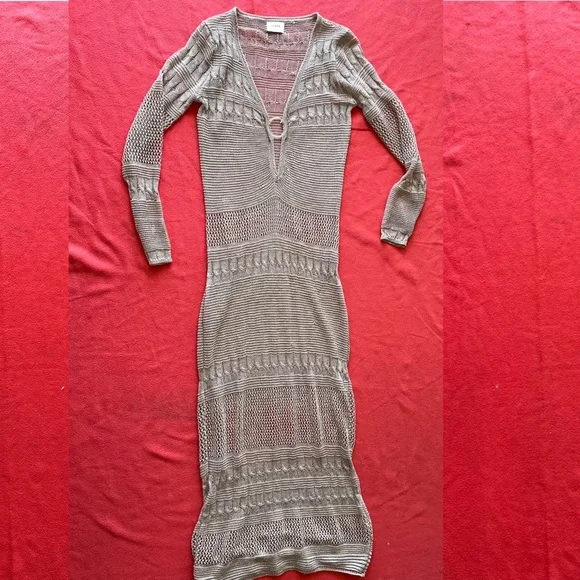 Suboo Dresses | Like New Suboo Knitted Maxi Dress Set With Mini Slip Dress | Color: Gold/Tan | Size: S But Stretchy To M | Charityfashion's Closet